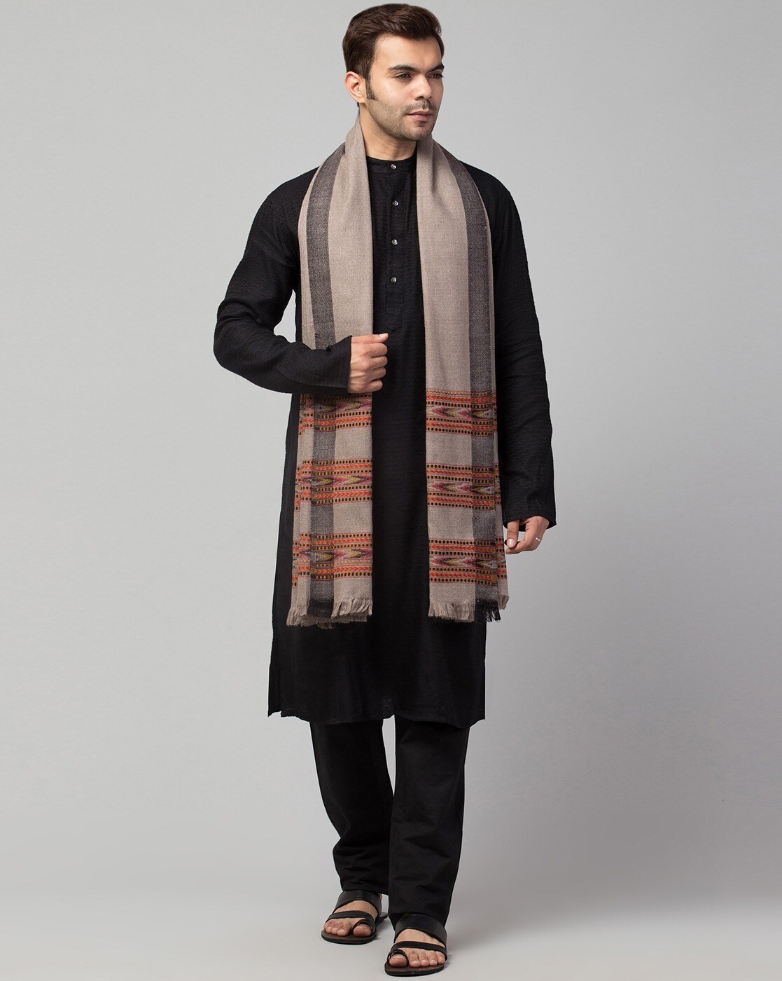 Mens shawl hot sale wearing styles