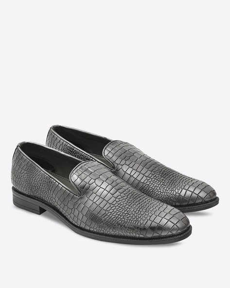 Mens silver dress on sale shoes