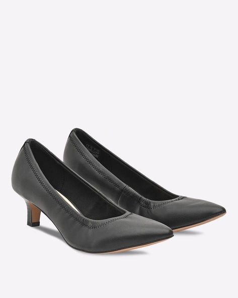 Add 1 Size Bigger) SHUTA Work Shoes Women Shoes Slip-on Shoes Fashion Black  Formal 4cm Heels Shoes(36-40) | Lazada PH