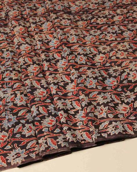 Ajrak Handblock Print 1-Piece Cotton Dress Material Price in India