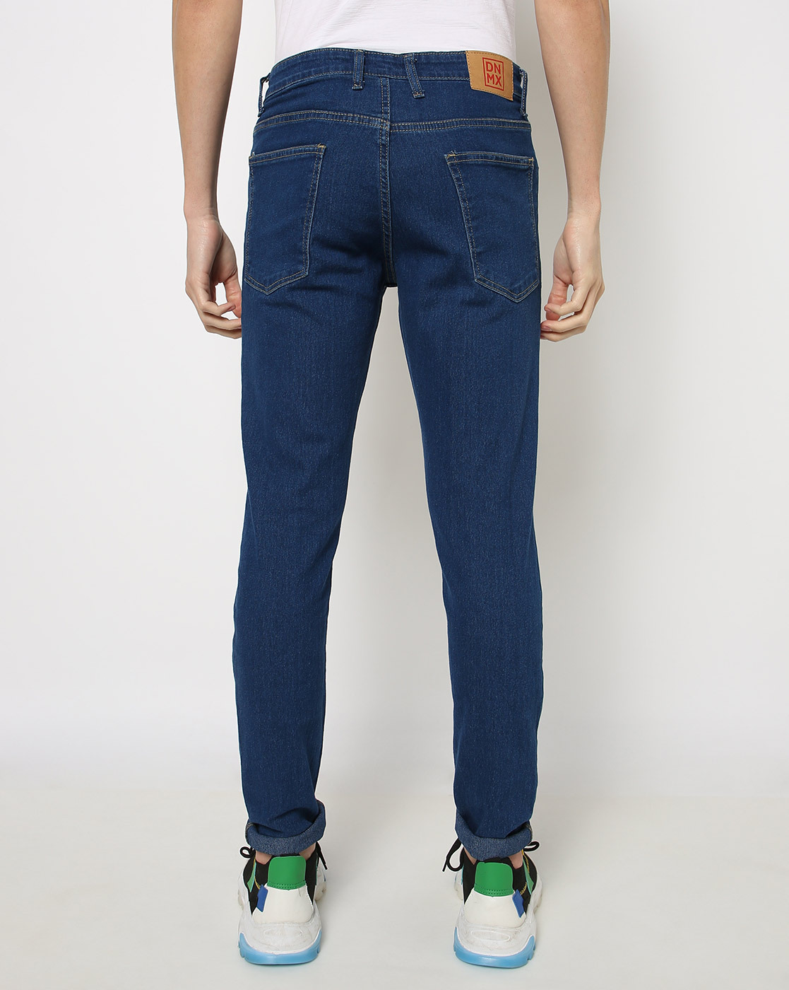 5 Pocket skinny denim jeans dark blue - TEEN GIRLS Denim Jeans |