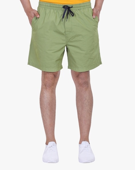 Cotton Shorts with Insert Pocketsa