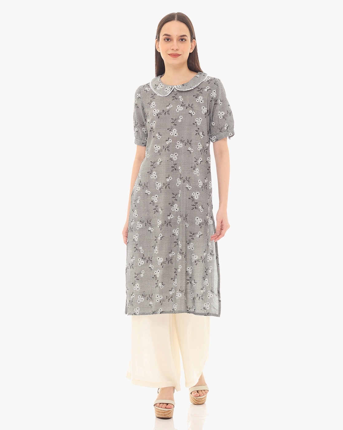 Buy Grey Kurtas for Women by SRISHTI Online