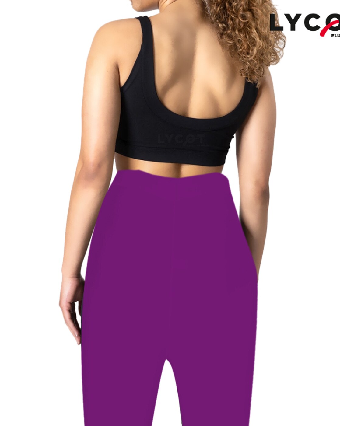 Buy Purple Leggings for Women by LYCOT Online