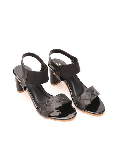 Buy Black Heeled Sandals for Women by JOYTOUCH Online