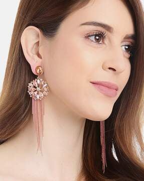 Peora Stylish Party Wear Pink Stud Earrings PX8E52 Buy Peora Stylish Party  Wear Pink Stud Earrings PX8E52 Online at Best Price in India  Nykaa