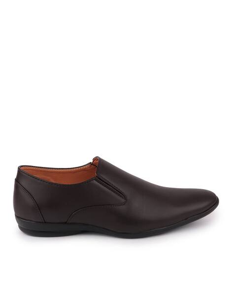 Brown Formal Shoes for Men by FAUSTO 