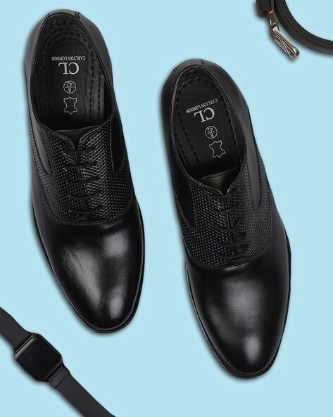 Buy Black Formal Shoes for Men by Carlton London Online | Ajio.com