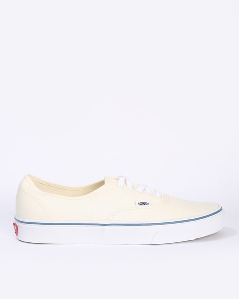 vans authentic cream blue