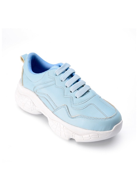 Round Toe Lace Up Sneakers