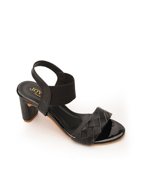 Buy Black Heeled Sandals for Women by JOYTOUCH Online