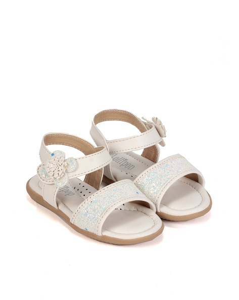 Girls Flower Sandals | Gymboree - WHITE