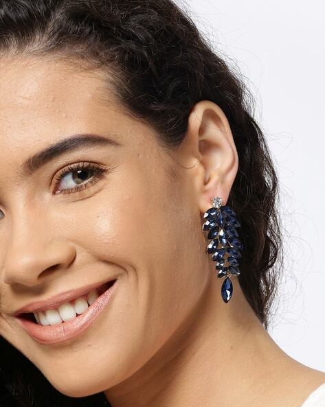 Buy Blue Earrings for Women by Shining Diva Online  Ajiocom