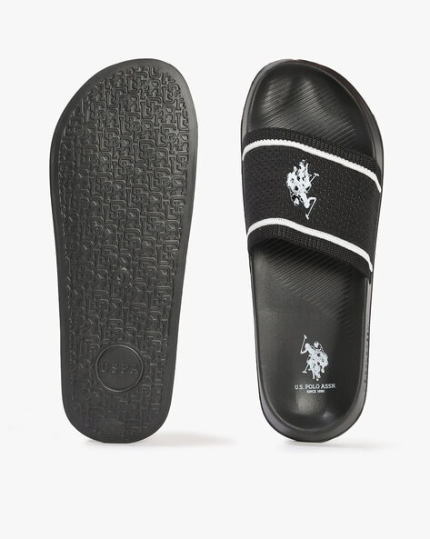 Buy Black Flip Flop Slippers for Men by U.S. Polo Assn. Online