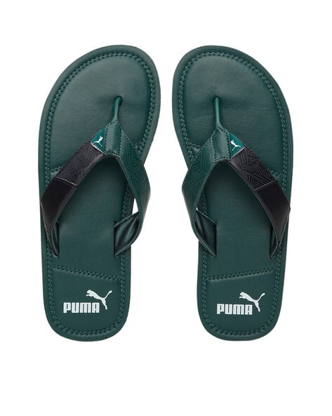 Buy Green Flip Slippers for Men by Puma Online | Ajio.com