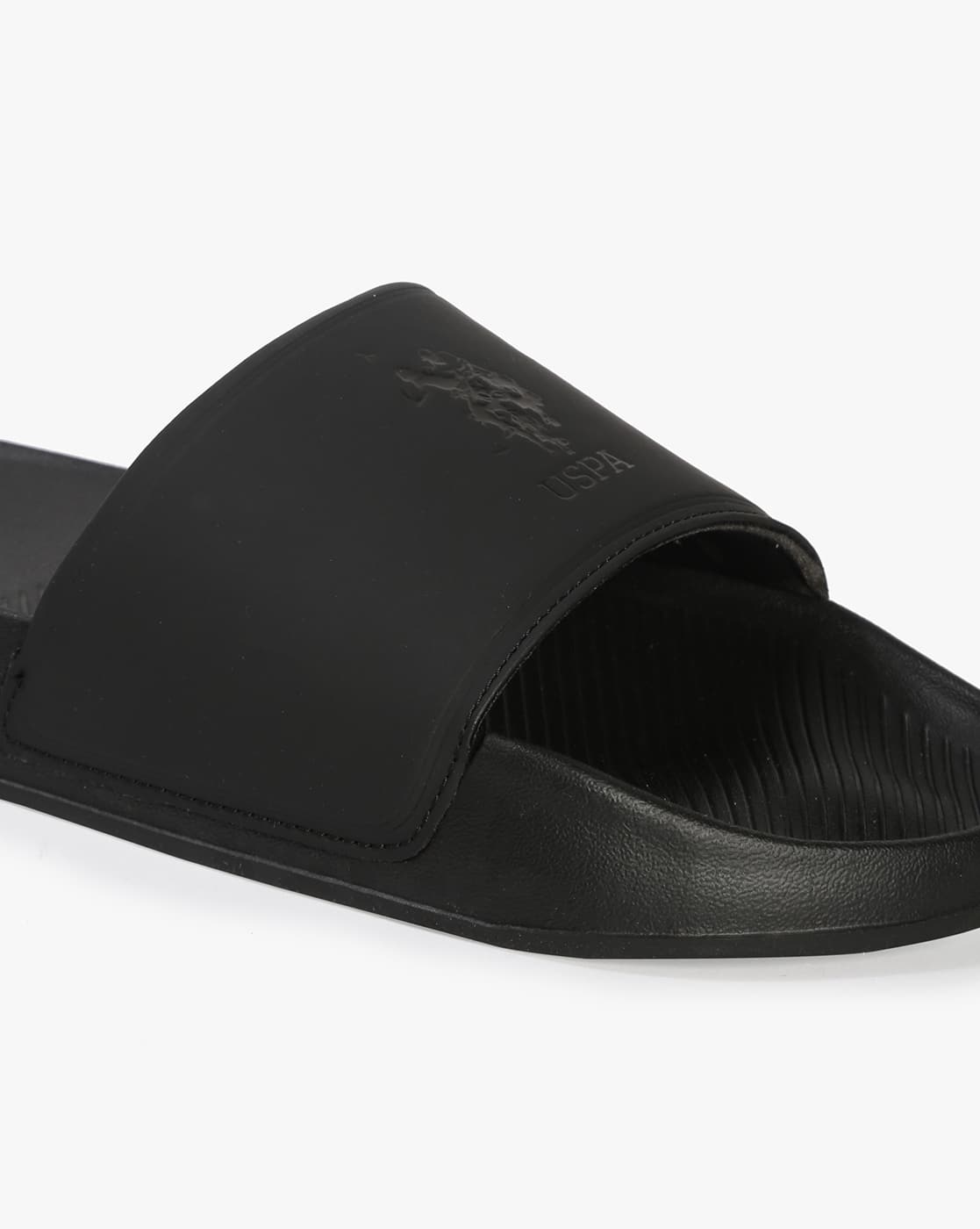 Buy Black Flip Flop Slippers for Men by Polo Online