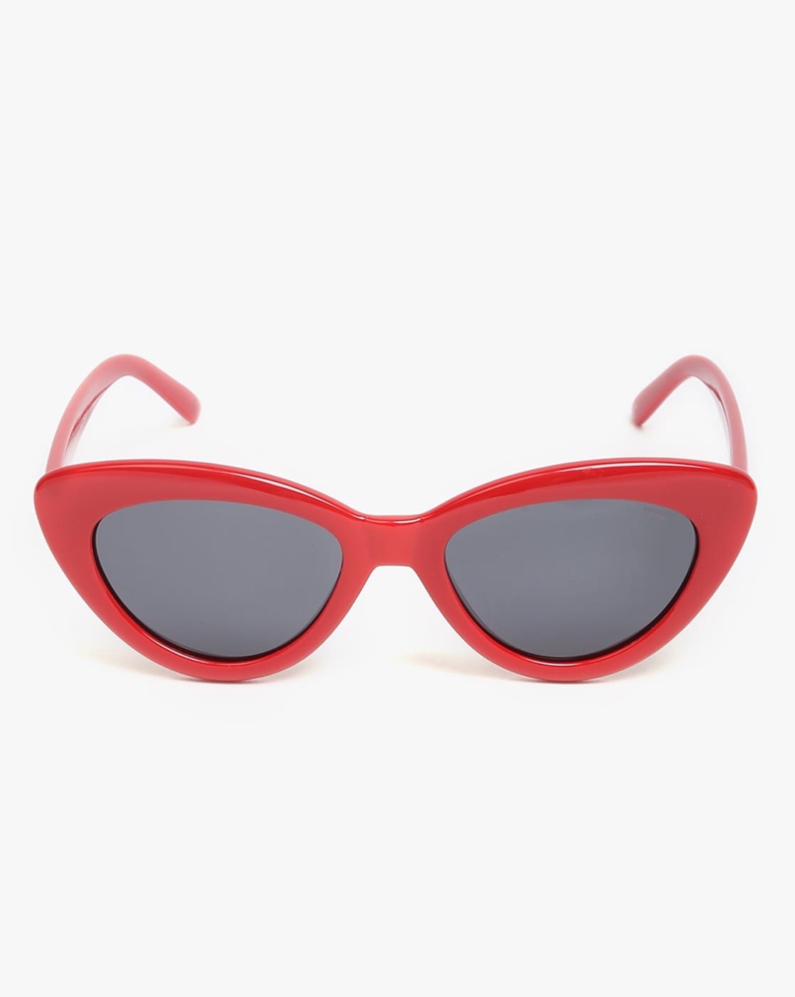 Red Plastic Rimless Sunglasses, 5.5in x 2.2in | Party City