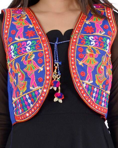 Vintage silk kantha halter jacket by Simply Kitsch | The Secret Label