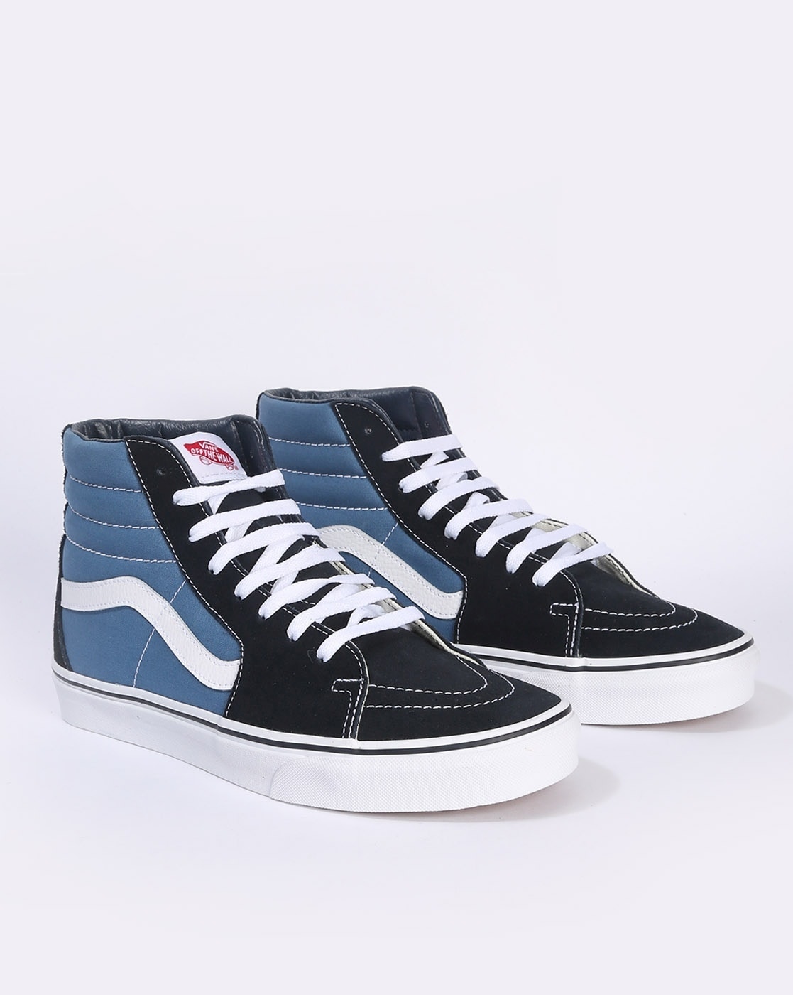 Navy high top on sale vans