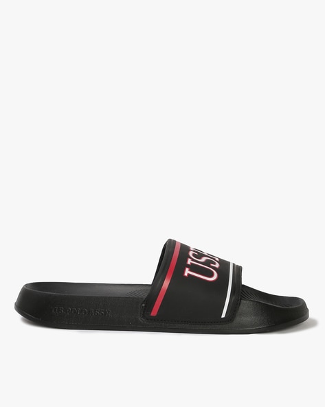 Buy Black Flip Flop Slippers for Men by U.S. Polo Assn. Online