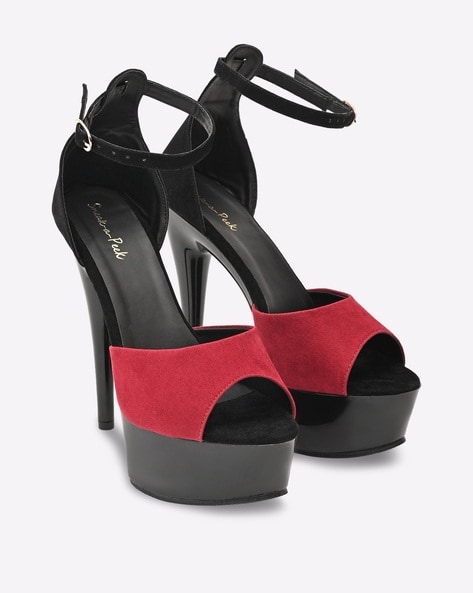 Amazon.com | FERUCCI Red Scottish high Heels Pump (5) | Shoes