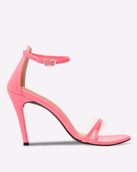 Hot pink strap discount heels