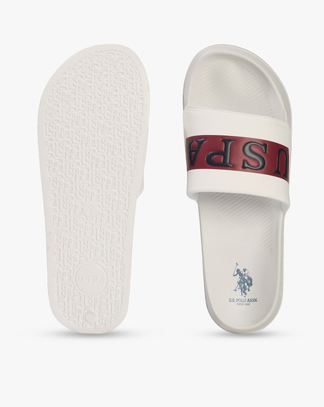 Buy White Flip Flop Slippers for Men by U.S. Polo Assn. Online