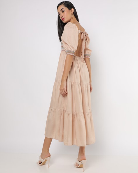 Buy Beige Dresses for Women by Encrustd Online