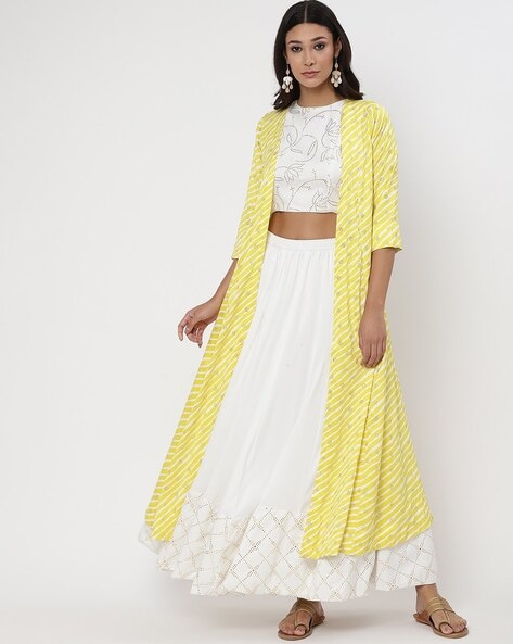 biba yellow lehenga