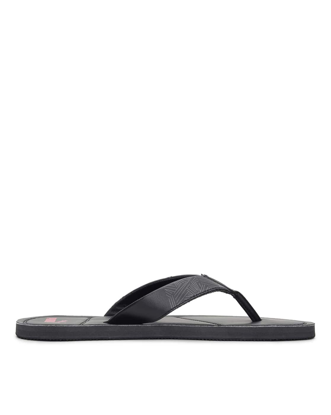Men Crest Thong-Strap Flip-Flops