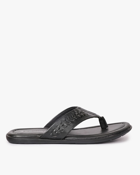 Buy Black Flip Flop Slippers for Men by SCHUMANN Online Ajio