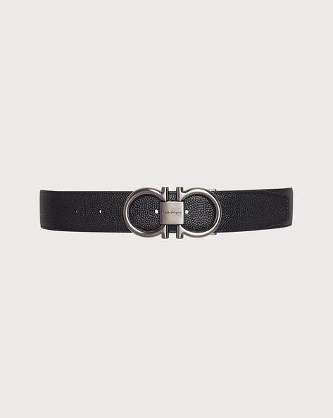 ferragamo gunmetal belt