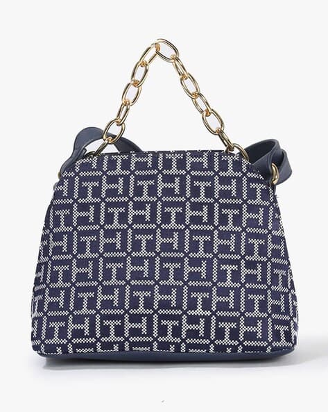 TOMMY HILFIGER Printed Sling Bag with Chain Strap