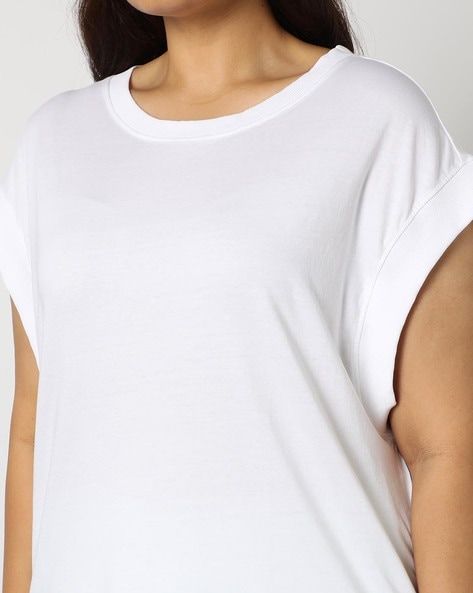 正規品定番wirrow wide T-shirt dress white ワンピース ワンピース