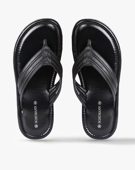 Buy Black Flat Sandals for Women by Skechers Online | Ajio.com