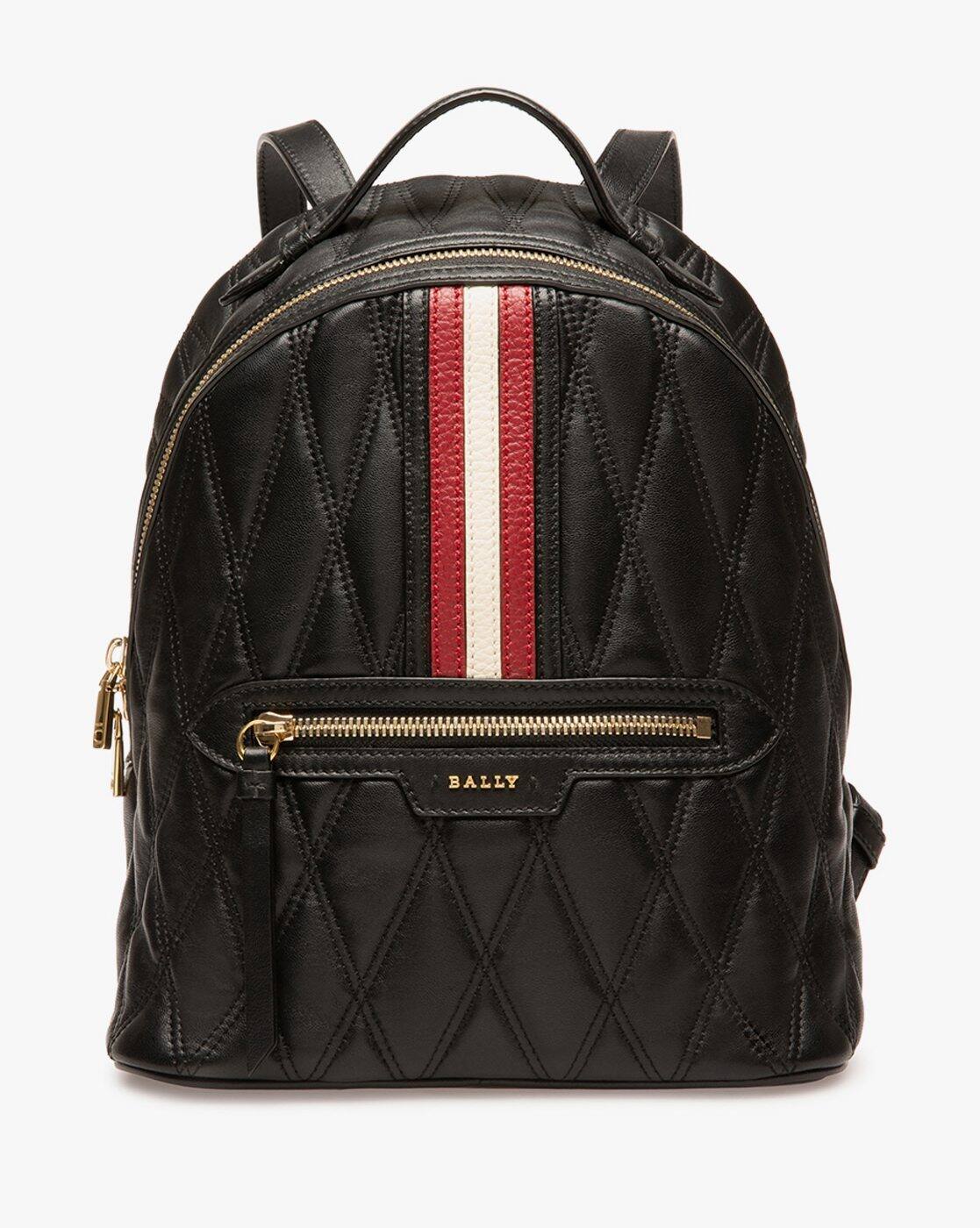 バッグ Bally Backpack Rhudi Buy Bally Leather Backpack with Adjustable Straps | Black Color