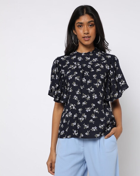 Buy Navy Blue Tops for Women by Fig Online 