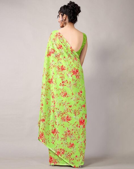 Floral print - Latest Saree Designs