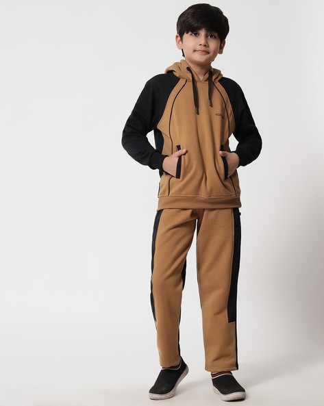 Brown deals kids tracksuit