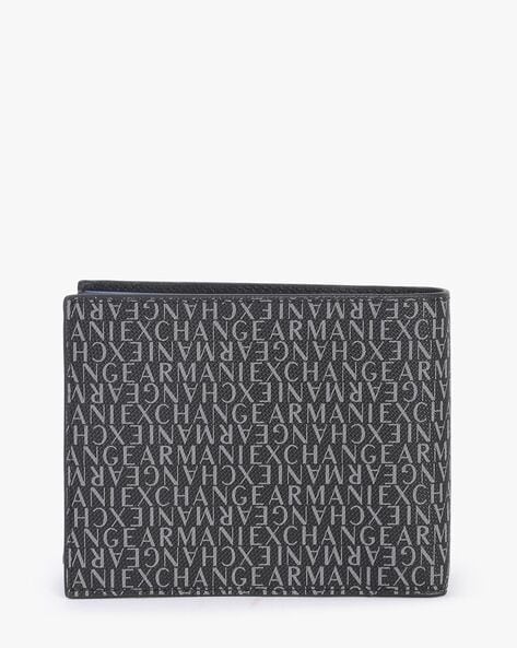 All Over Logo Print Bi Fold Wallet