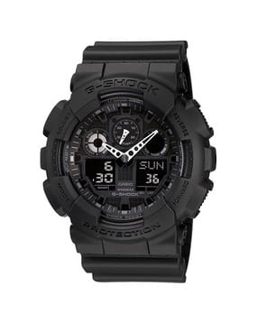 casio GA-100-1A1HDR Black Analog-Digital Dial Black Resin Strap Men's Watch G270-picture-14