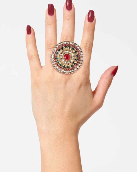 Cocktail Rings - Buy Latest Cocktail Ring Design for Women & Girls Online,  India | Zariin