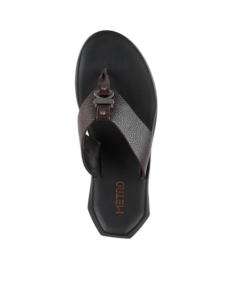 Buy Men Black Casual Sandals Online | SKU: 18-1603-11-40-Metro Shoes