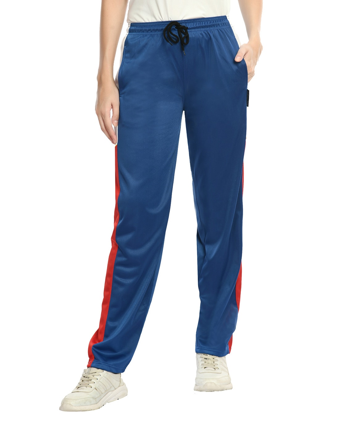 Buy Multicoloured Track Pants for Women by INDIWEAVES Online