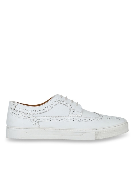 White on sale wingtip sneakers