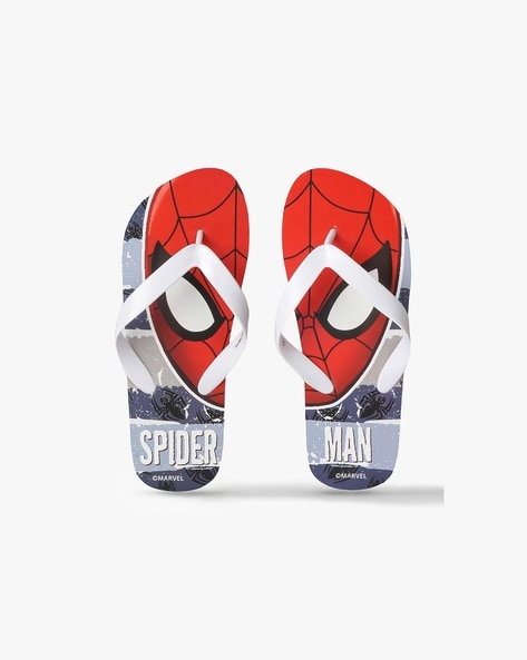 Disney Spider-Man Print Thong-Strap Flip-Flops