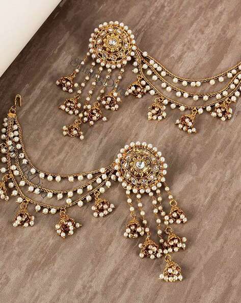 Antique Jewelry High Gold Polish Designer Fancy Style Party Wear Long Jhumka  Earring Set at Rs 265/pair | इयररिंग सेट in Mumbai | ID: 8093346633
