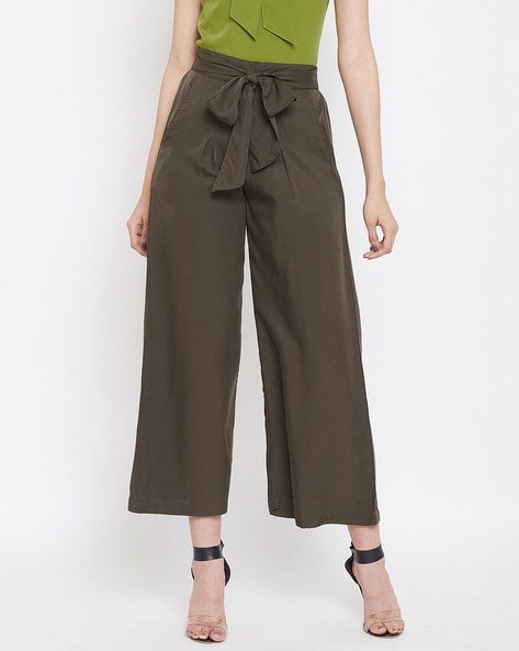 Buy Olive Trousers & Pants for Women by MJ LIFE STYLE Online | Ajio.com