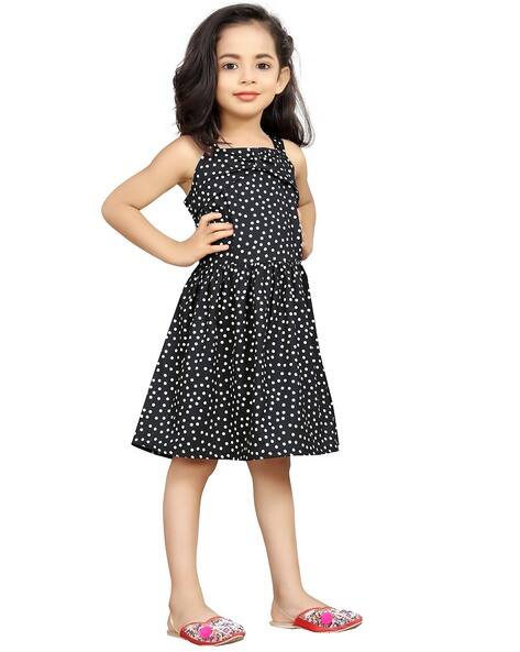 Polka-Dot Print Fit & Flare Dress view 2