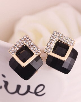 Best Offers on Black earrings upto 20 71 off Limited period sale AJIO